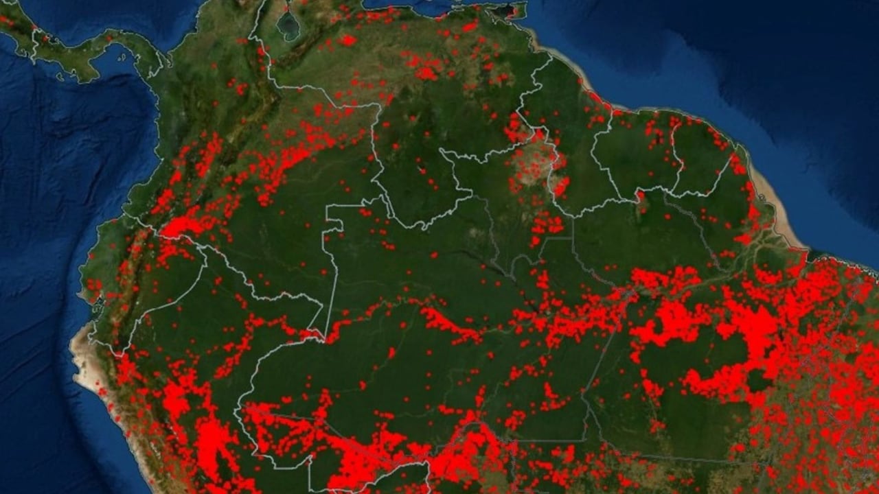Contaminación ambiental en Bogotá.