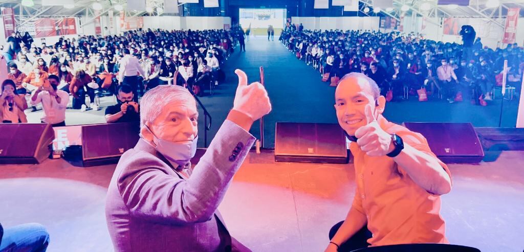 César Gaviria y Miguel Ángel Sánchez.