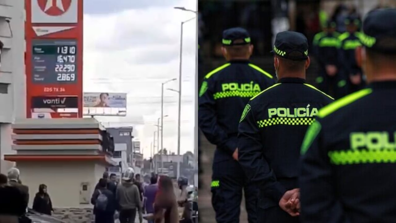 El hecho generó atención entre los transeúntes y conductores que se movilizaban por la Calle 26.