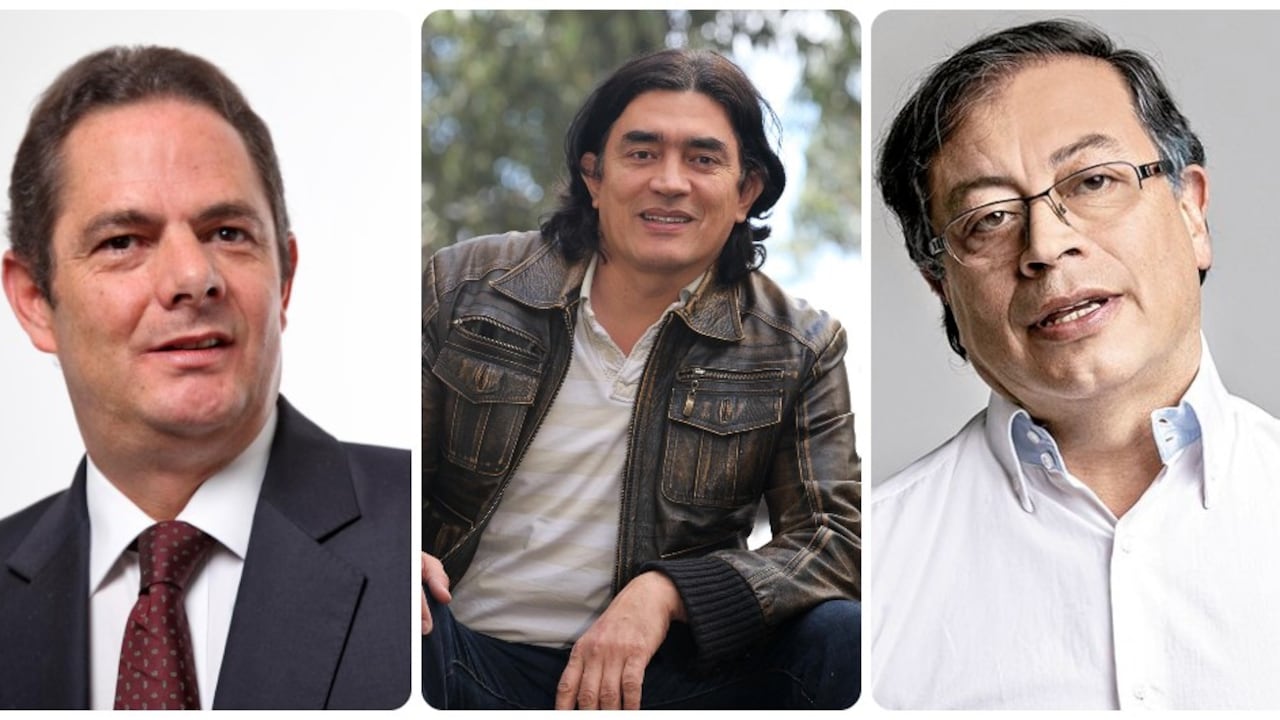 Germán Vargas Lleras, Gustavo Bolívar y Gustavo Petro.