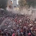 Cientos de personas celebraron las festividades en Isnos, Huila. Foto: Facebook Isnos Huila.