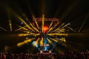 Bizarrap en vivo en el Festival Estéreo Picnic 2023.