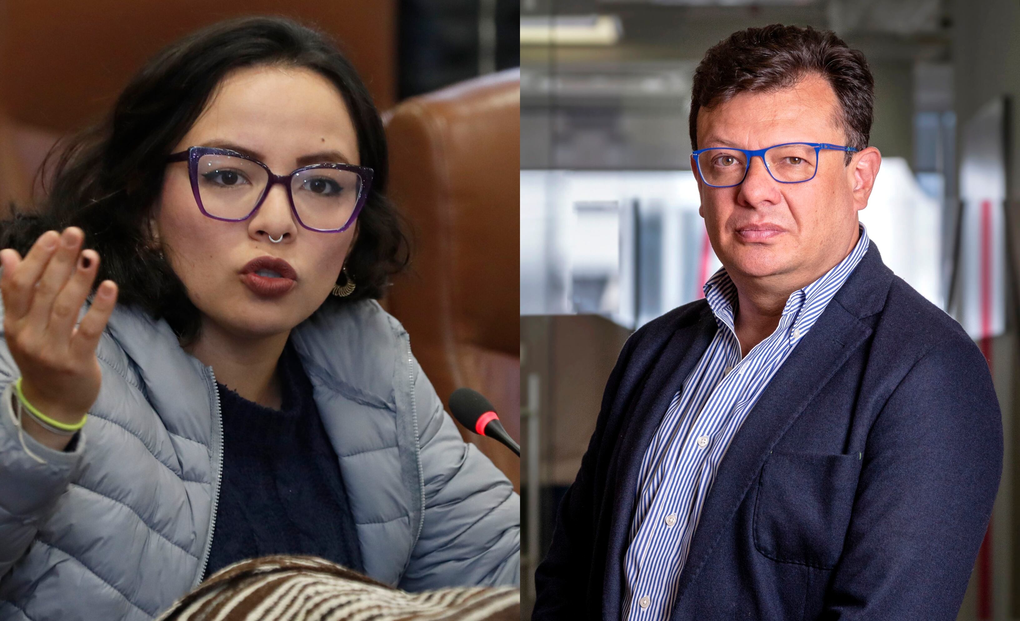 Jennifer Pedraza y Hollman Morris.