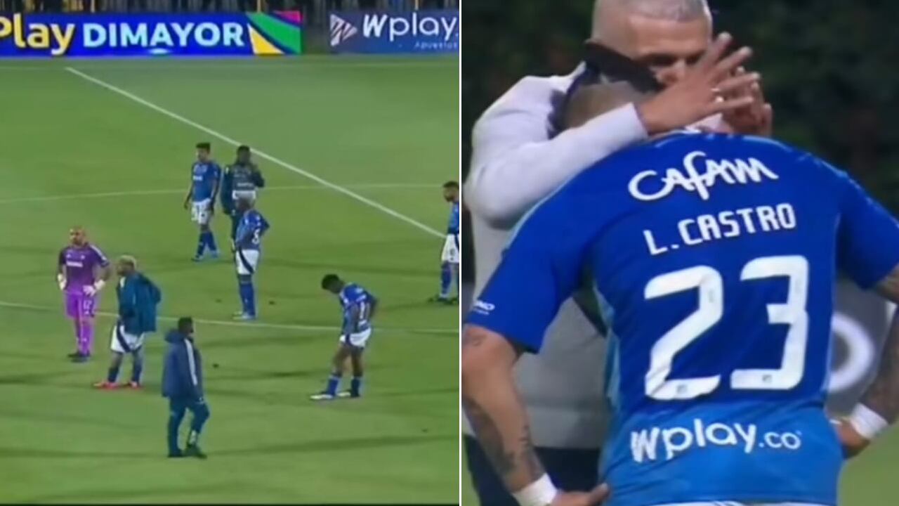Leo Castro, hundido tras la eliminación de Millonarios en Copa Betplay