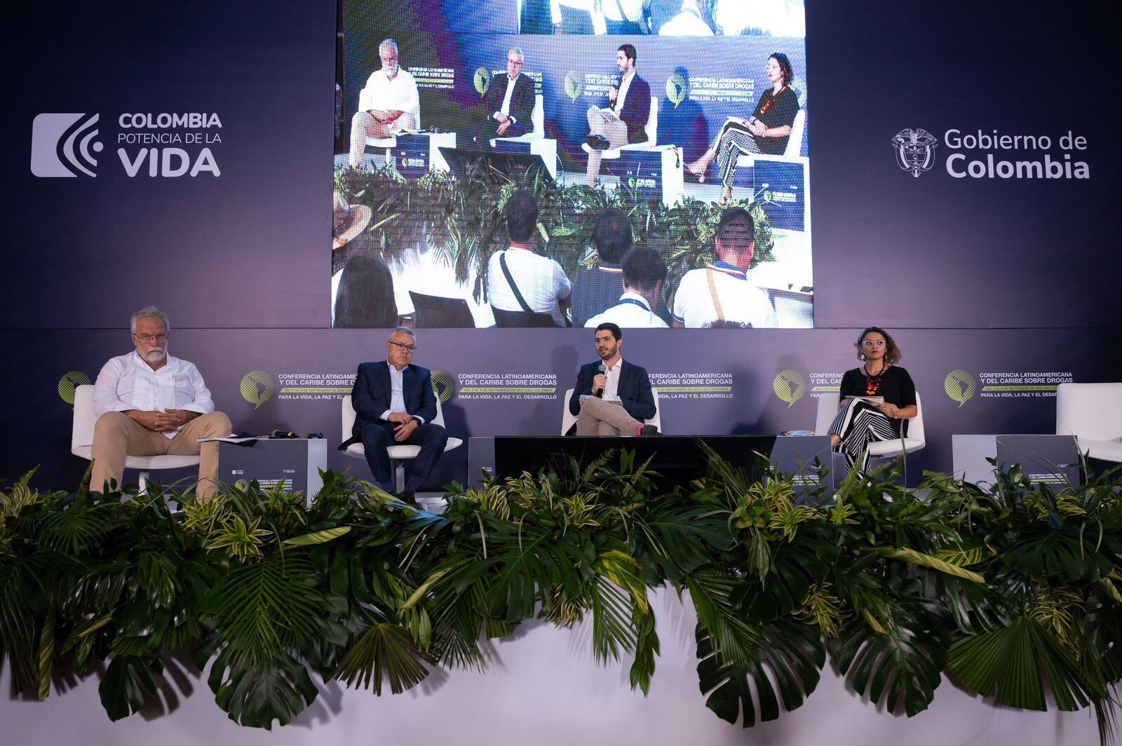 Néstor Osuna, Ministro de Justicia, estuvo presente en la Conferencia Latinoamericana y del Caribe sobre Drogas. Cali 2023.