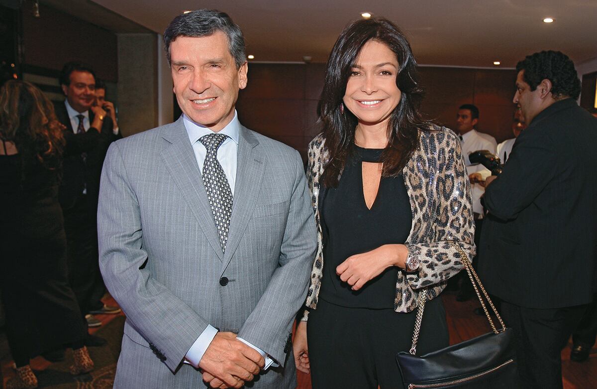 Rafael Pardo y Diana Calderón.