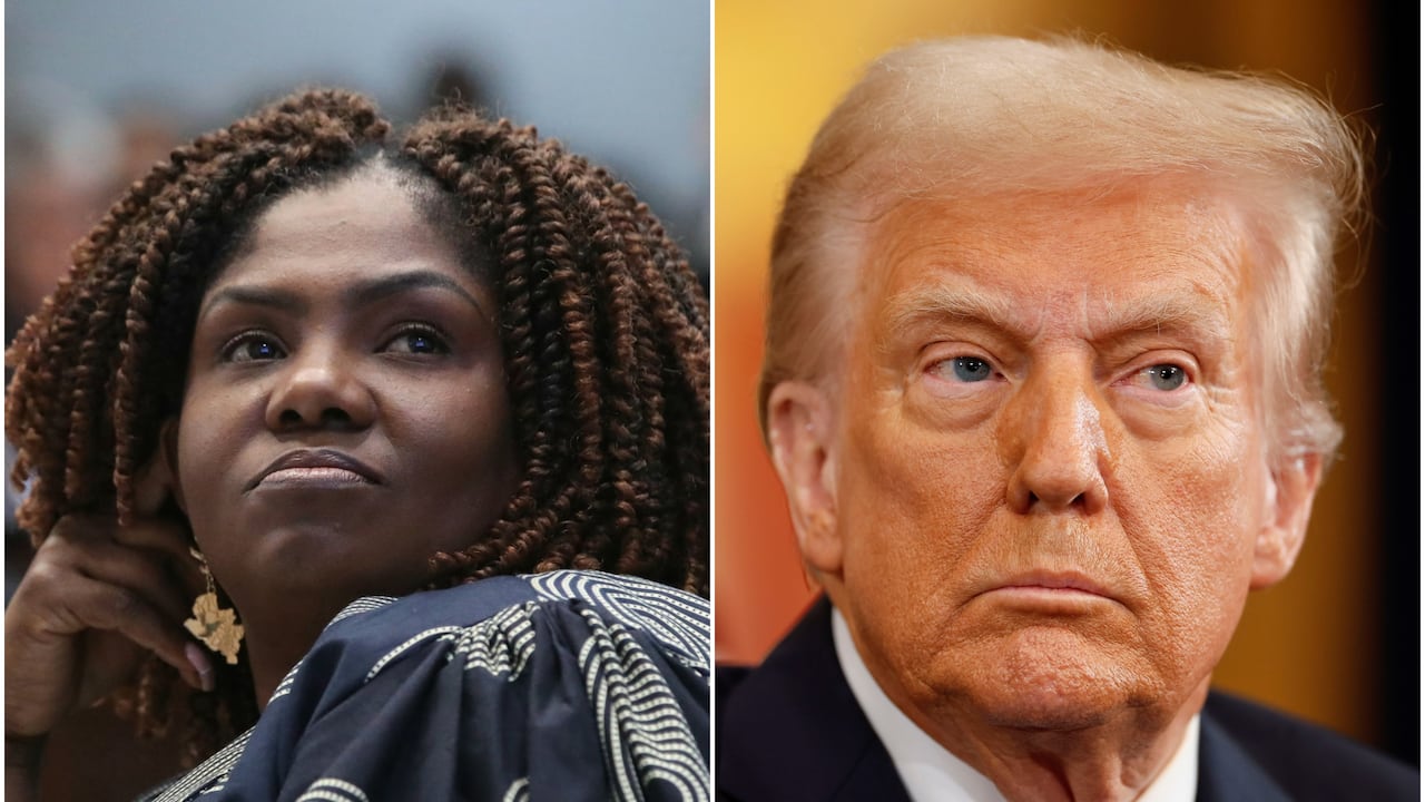 Francia Márquez y Donald Trump