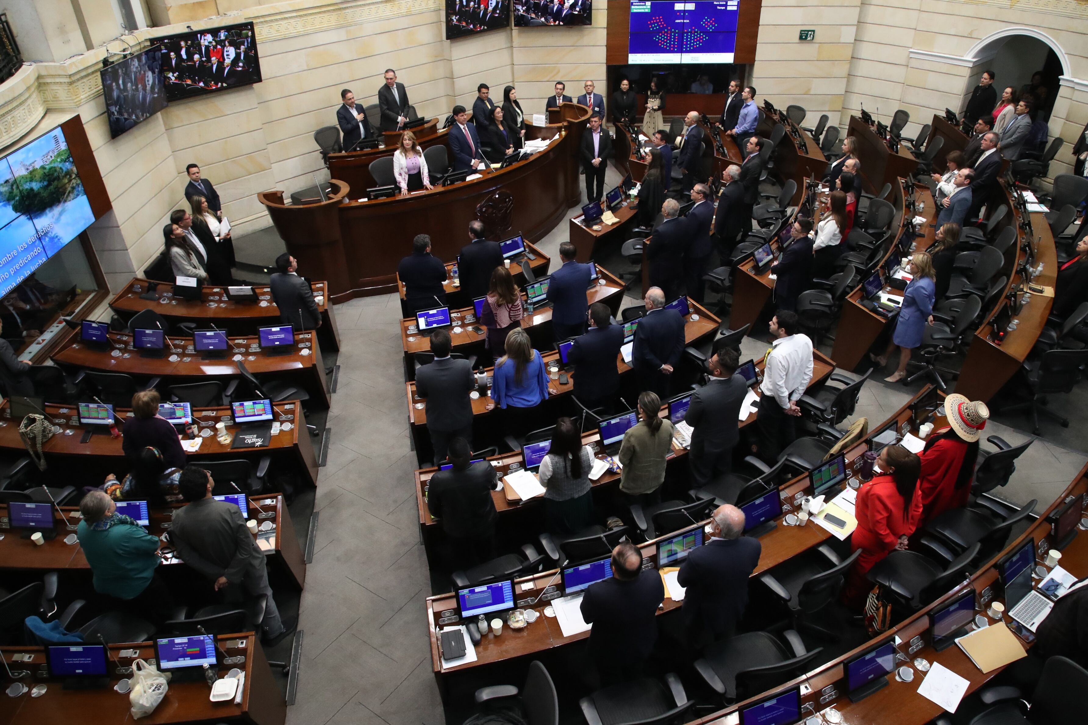 Plenaria del Senado de la República, primer debate de la reforma al Sistema General de Participaciones.
