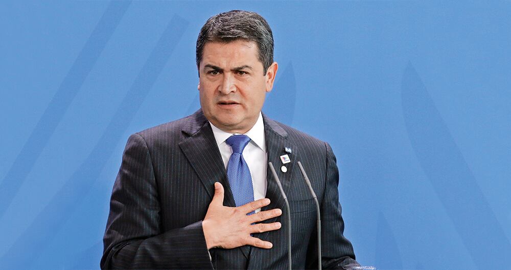 El expresidente de Honduras, Juan Orlando Hernández.