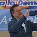 Presidente de la República Gustavo Petro Urrego participó en la Asamblea Nacional por las reformas sociales en la universidad Nacional convocada por el Pacto Histórico y sindicatos
Petro con celular
Bogota septiembre 14 del 2024
Foto Guillermo Torres Reina / Semana