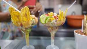 Cóctel de camarón cartagenero