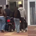 Este es el momento en el que el sujeto subió el vehículo.