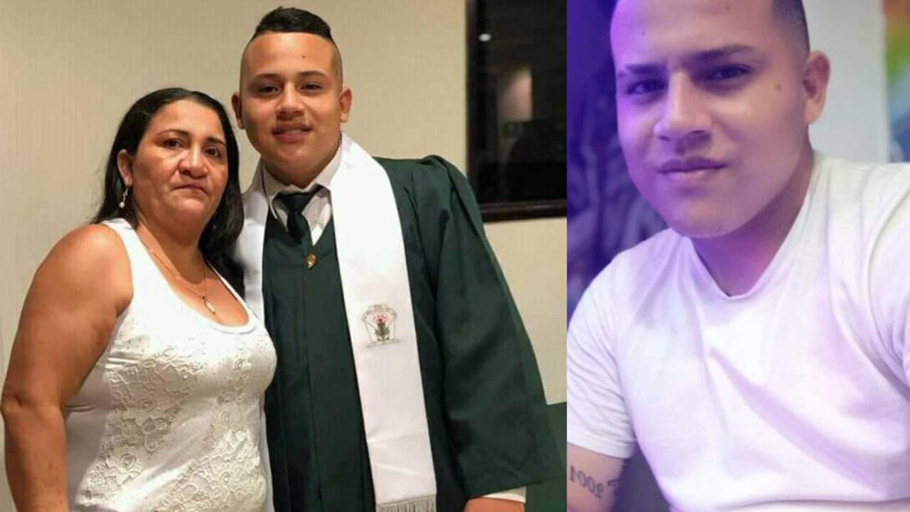 Iván Andrés Cuadros Rodríguez, de 23 años, asesinado en medio de un atraco acompañado de su madre, quien hoy clama justicia.