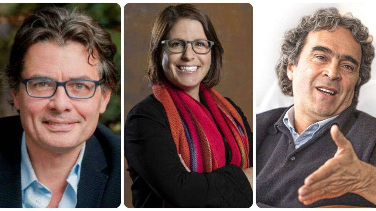 Alejandro Gaviria, Juanita Goebertus y Sergio Fajardo