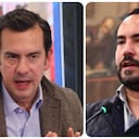 El ministro del Interior, Rodrigo Lara, y el concejal de Bogotá Rolando González.