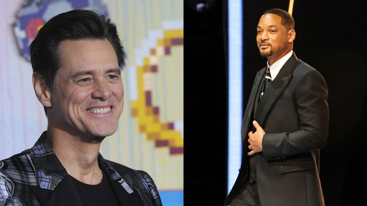 “Yo lo habría demandado”: Jim Carrey tras bofetada de Will Smith a Chris Rock en los Óscar