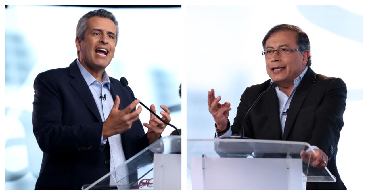 Luis F. Velasco y Gustavo Petro.