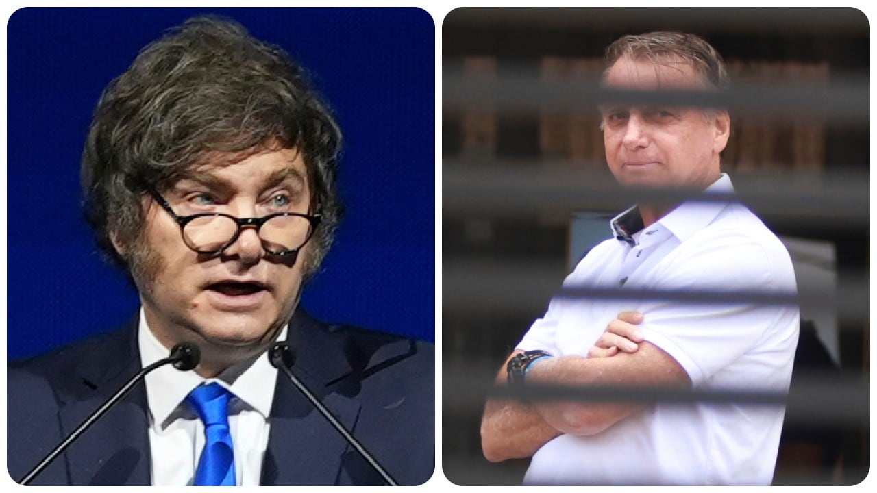 El presidente de Argentina, Javier Milei, no podrá visitar al expresidente Jair Bolsonaro en la residencia donde cumple prisión domiciliaria.