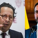 Ricardo Valencia Ramírez, exdirector del Dane, y el presidente Abelardo De La Espriella.