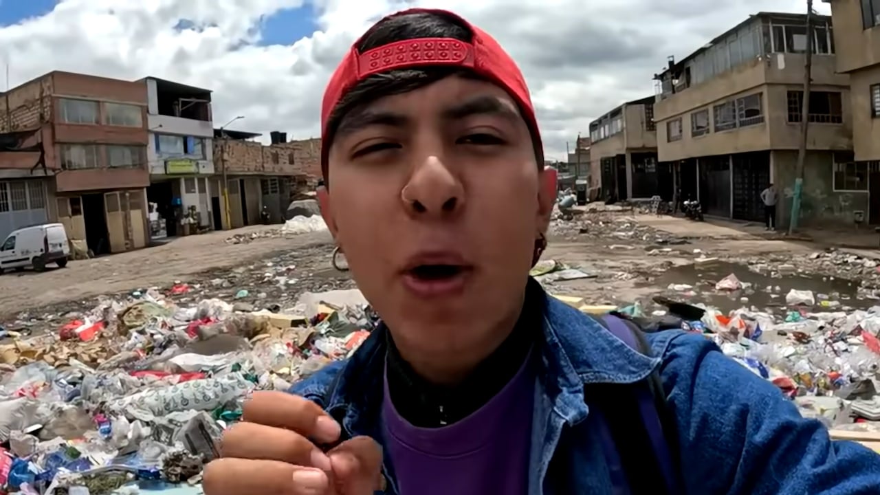 'Youtuber' visita las zonas más peligrosas de Bogotá.