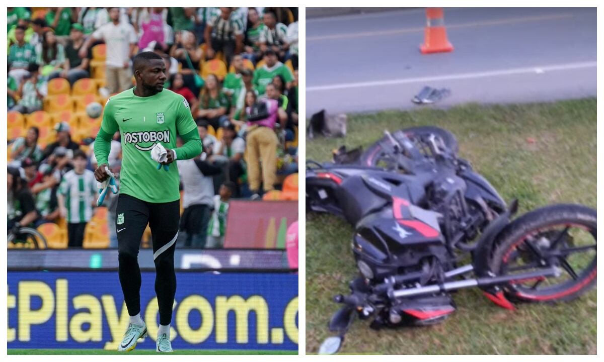 Harlen Castillo, acusado de Nacional en presunto estado de embriaguez atropellar a dos motociclistas en Rionegro