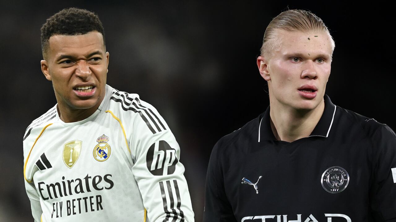 Será el esperado reencuentro entre Kylian Mbappé y Erling Haaland