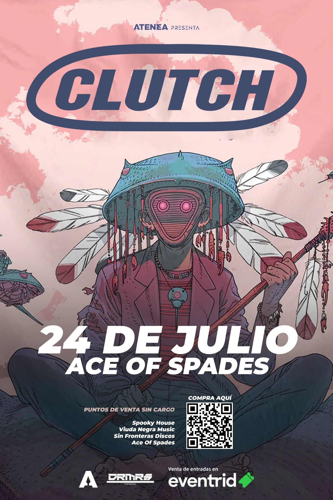 Clutch, la agrupación de Maryland, visita el país por primera vez.