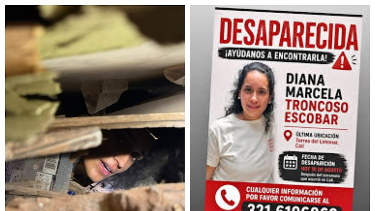 Diana Marcela Troncoso, médica rescatada con vida en Cali.