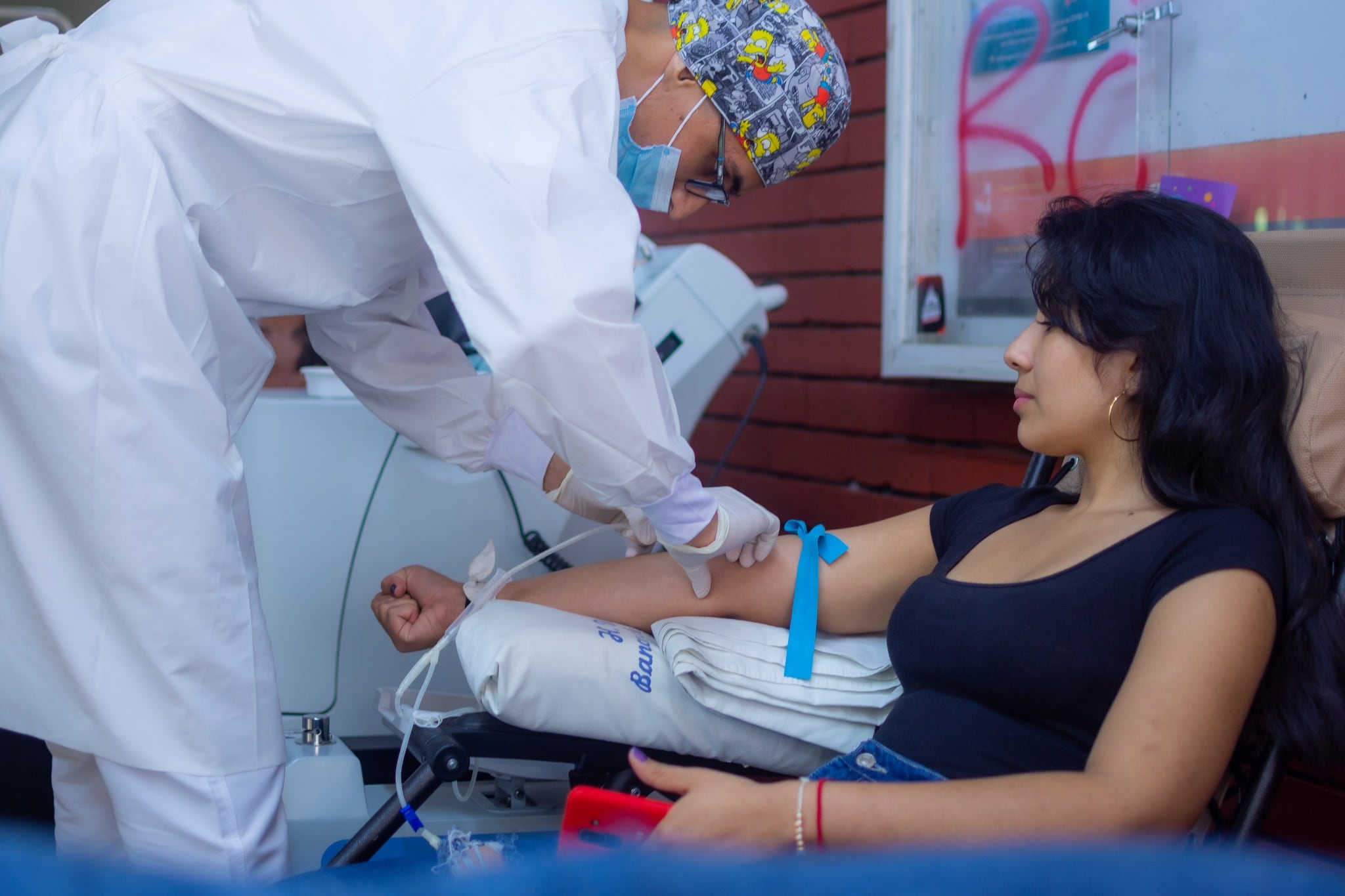 El Banco de Sangre del HUV está ubicado en las instalaciones del hospital.