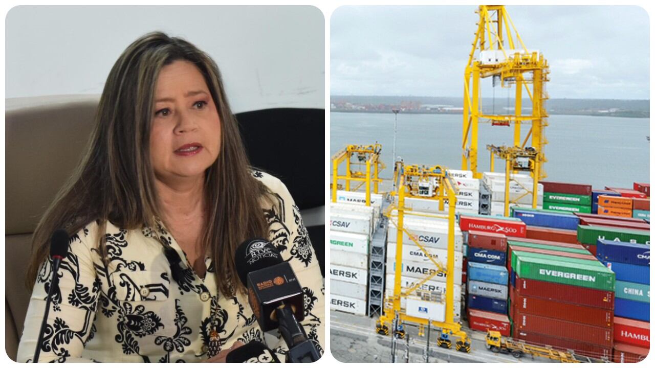 La ministra de Transporte, María Fernanda Rojas, habló sobre los problemas en el puerto de Buenaventura.