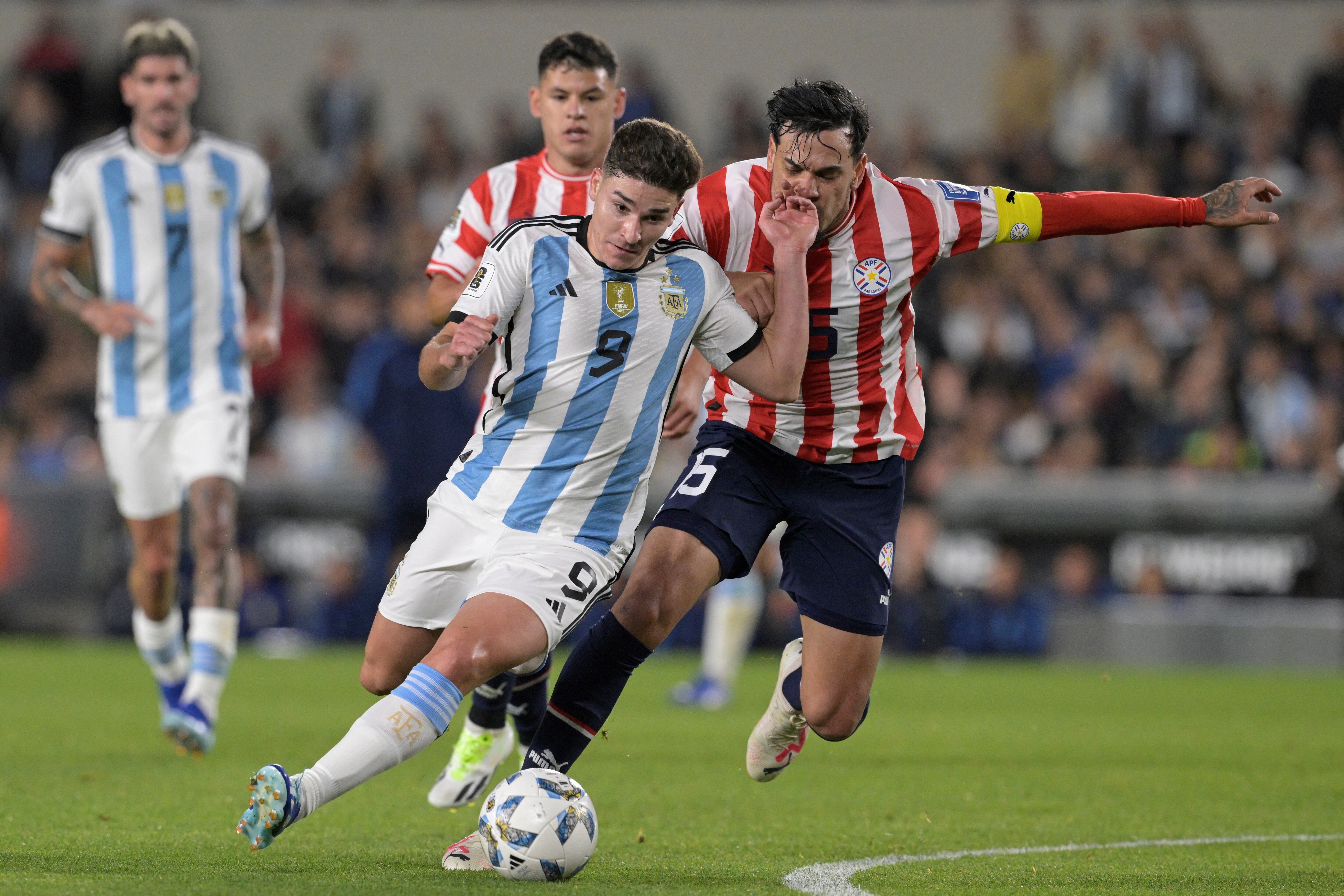 Partido Argentina  vs. paraguay Eliminatorias 2026.