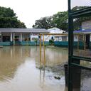 Las fuertes precipitaciones afectaron no solo viviendas, sino instituciones educativas de la ciudad que han quedado bajo el agua.