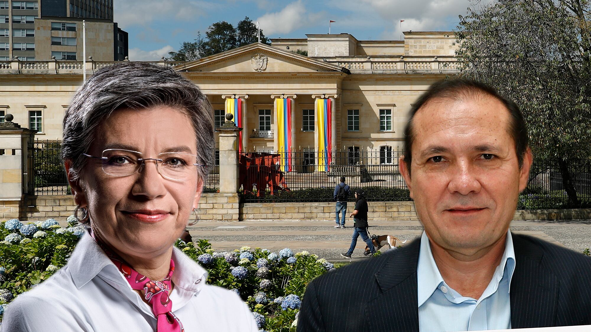 Claudia López  Antonio Sanguino