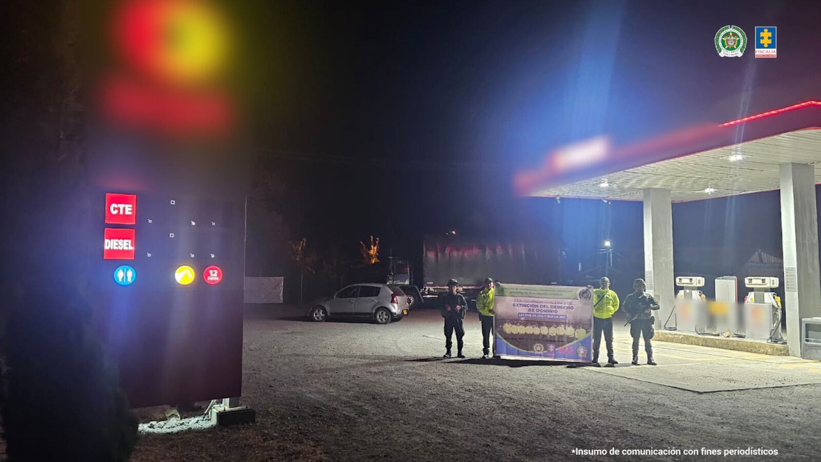 Red de venta ilegal de gasolina desmantelada en Nariño y Cauca: ocupan seis estaciones de servicio