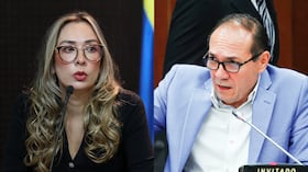 Katherine Miranda y Antonio Sanguino.