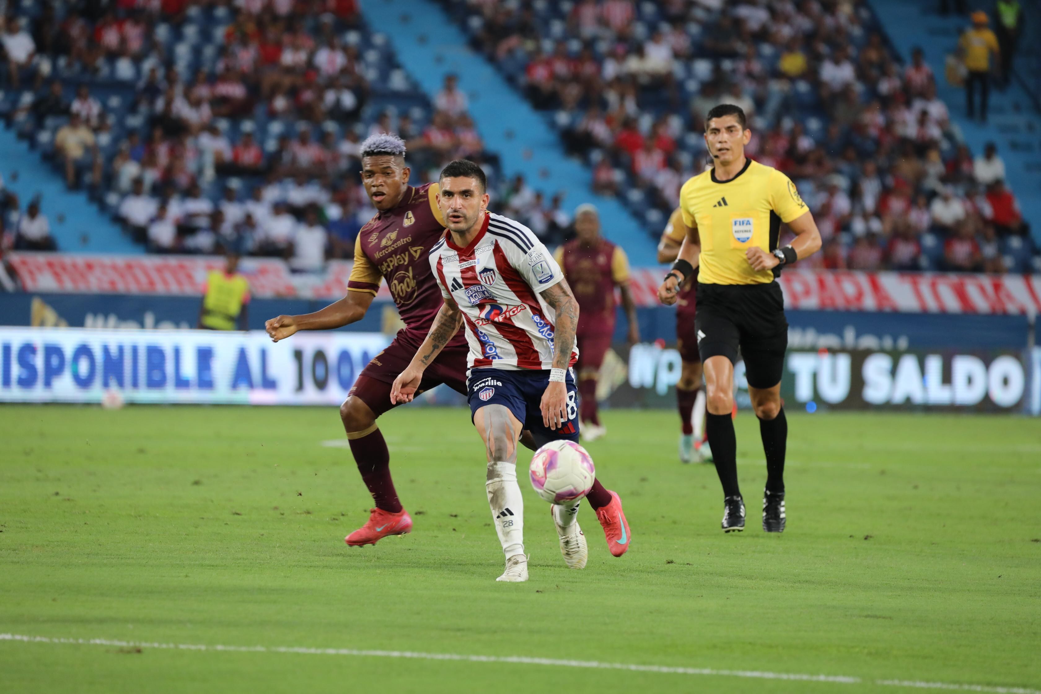 Junior perdió con el Tolima y no pudo recuperar el liderato de la Liga BetPlay.