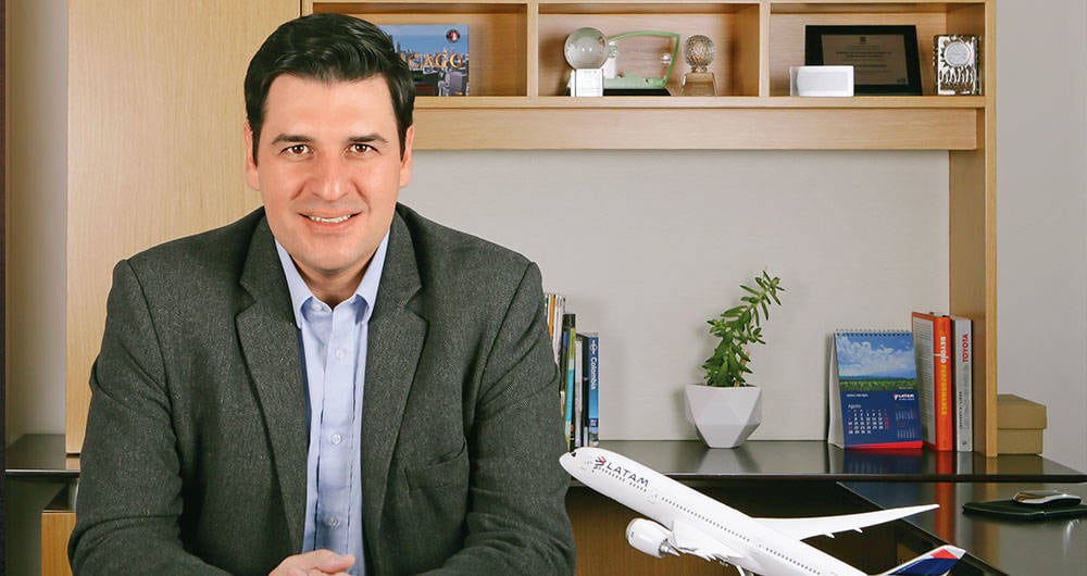 Director ejecutivo de Latam en Colombia, Santiago Álvarez.