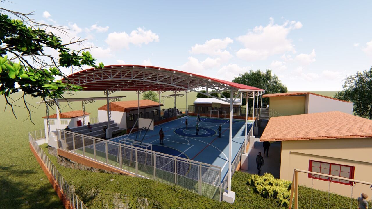 Polideportivo de la vereda Tisquizoque.