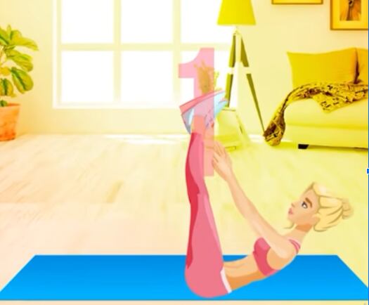 Ejercicio levantamiento de piernas - Foto: fabiosa.es/