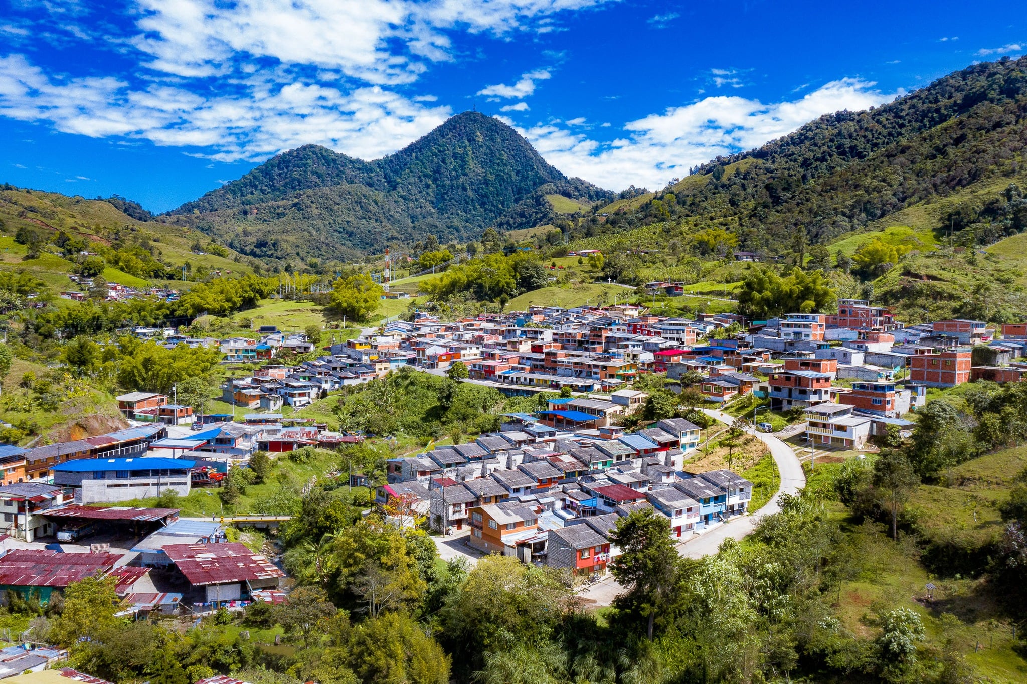 Panorámica de Manzanares, Caldas.
