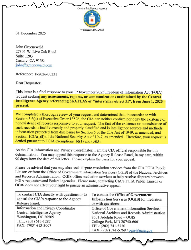 El pronunciamiento de la agencia contrastó con las explicaciones públicas entregadas previamente por la NASA.