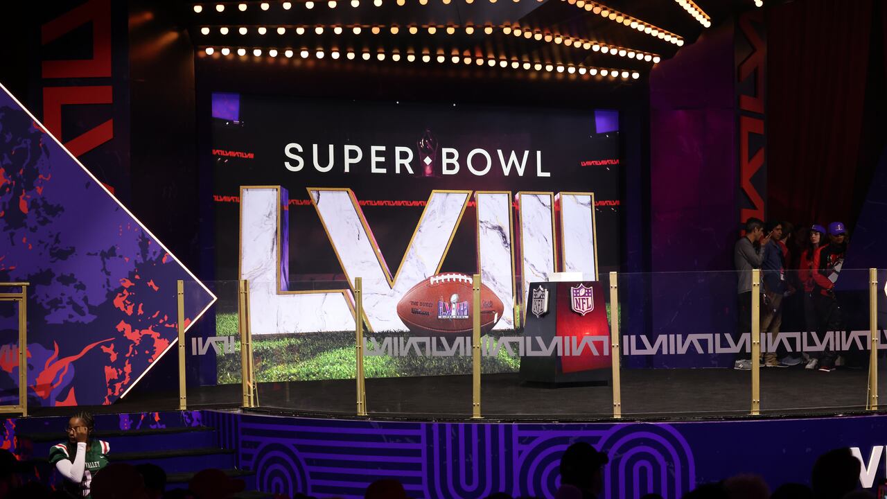 Todo preparado para el Super Bowl LVIII