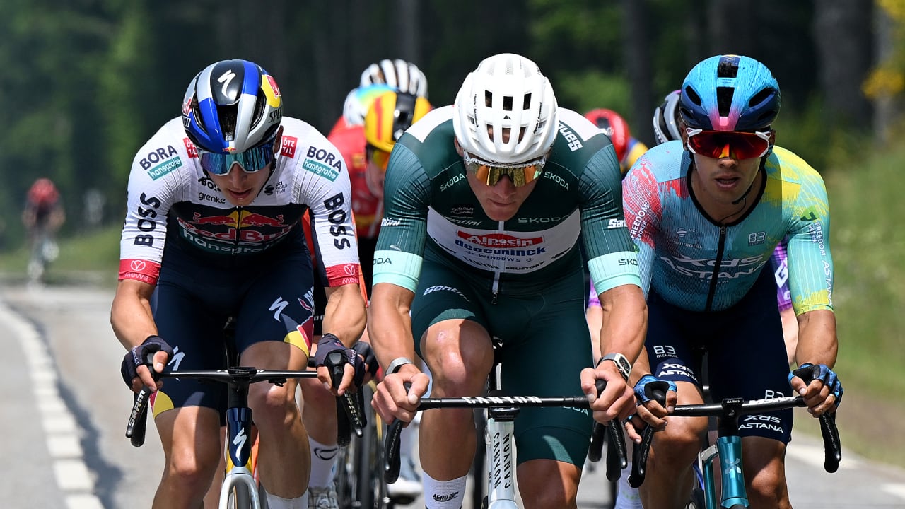 Harold Tejada en la fuga de la etapa 3, Critérium del Dauphiné