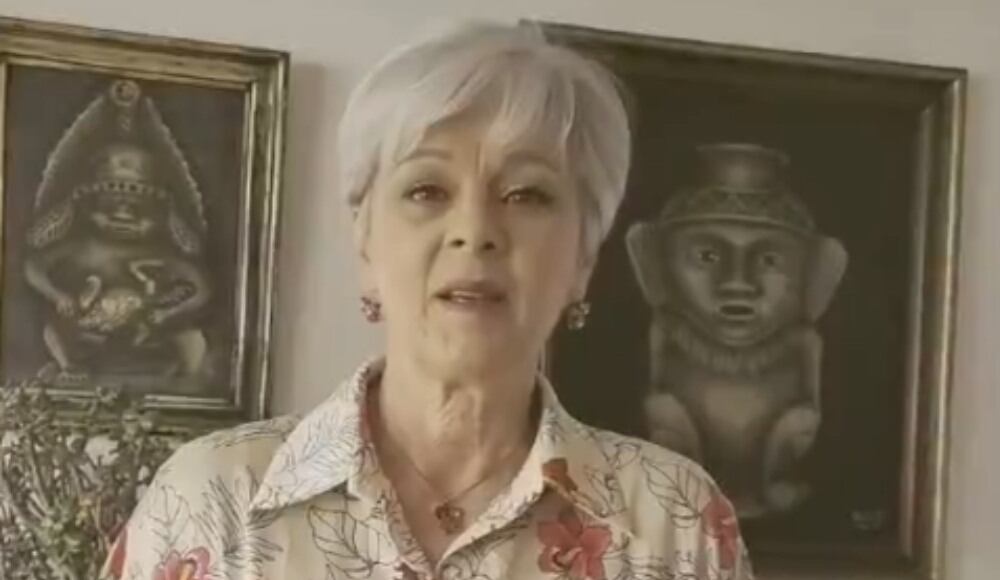 La famosa actriz recordó su paso por la televisión en el rol de presentadora.