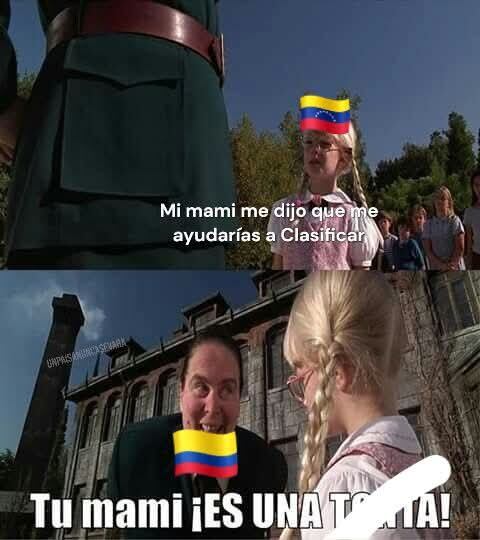 Memes tras partido entre Colombia y Venezuela