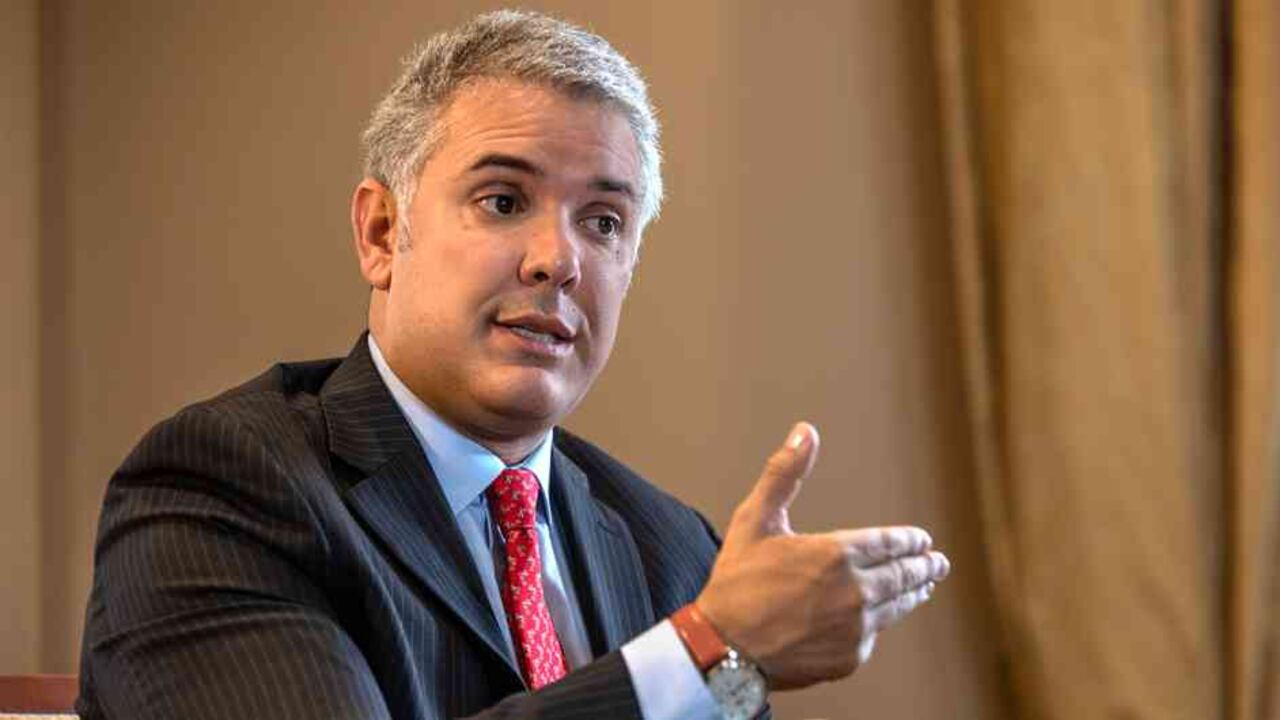 Iván Duque, presidente de Colombia