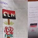 Polémica tarea escolar sobre el ELN y las Farc.