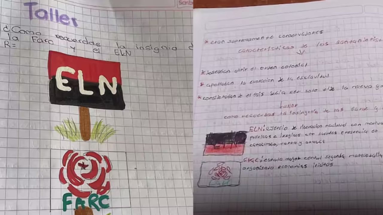 El caso ya fue elevado al consejo directivo de la institución del municipio de Villa del Rosario y los padres esperan respuestas ante la polémica tarea escolar sobre el ELN y las Farc.