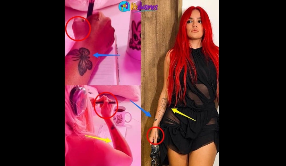 Karol G se habría borrado tatuaje de Anuel AA.