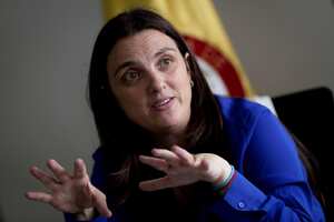 Karen Abudinen, directora del Instituto Colombiano de Bienestar Familiar .